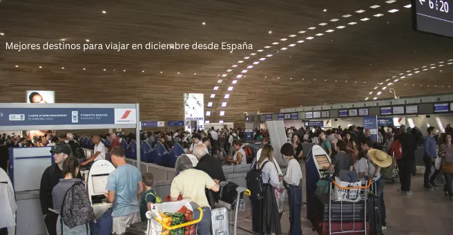 Mejores destinos para viajar en diciembre desde España