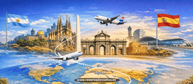 Encuentra pasajes de argentina a españa